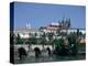 The Charles Bridge, the Castle and St Vitus Cathedral, Prague, Czech Republic-Peter Thompson-Premier Image Canvas