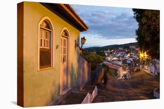 The Charming Town of Lencois in Chapada Diamantina National Park at Dusk-Alex Saberi-Premier Image Canvas