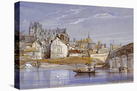 The Chateau at Amboise, on the Loire, 1836-William Callow-Premier Image Canvas
