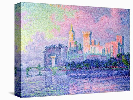 The Chateau des Papes, Avignon, 1900-Paul Signac-Premier Image Canvas