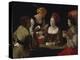 The Cheat with the Ace of Diamonds, about 1635-40-Georges de La Tour-Premier Image Canvas