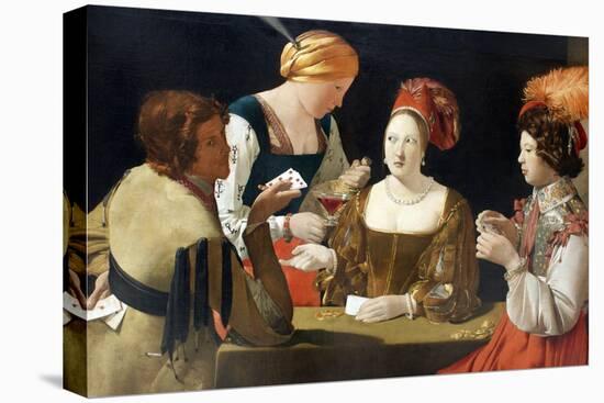 The Cheat with the Ace of Diamonds, C. 1635-Georges de La Tour-Premier Image Canvas