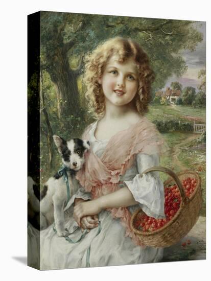 The Cherry Pickers-Emile Vernon-Premier Image Canvas