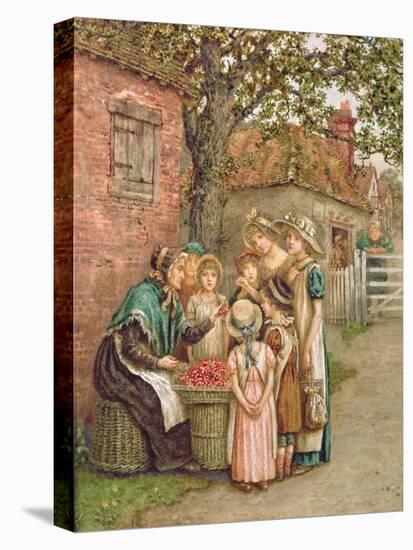 The Cherry Woman-Kate Greenaway-Premier Image Canvas