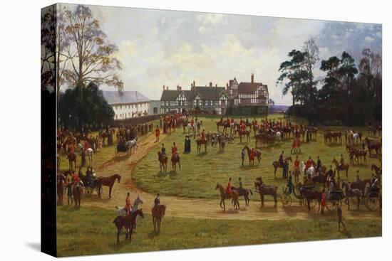 The Cheshire Hunt: the Meet at Calverly Hall-George Goodwin Kilburne-Premier Image Canvas