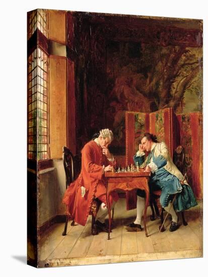 The Chess Players, 1856-Jean-Louis Ernest Meissonier-Premier Image Canvas
