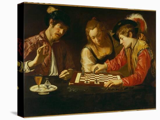 The Chess Players-Caravaggio-Premier Image Canvas