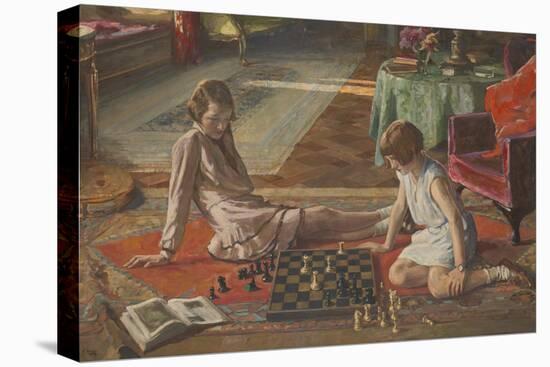 The Chess Players-Sir John Lavery-Premier Image Canvas