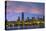 The Chicago Skyline over Lake Michigan at Dusk-Jon Hicks-Premier Image Canvas