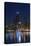 The Chicago Skyline over Lake Michigan at Dusk-Jon Hicks-Premier Image Canvas