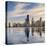 The Chicago Skyline over Lake Michigan-Jon Hicks-Premier Image Canvas