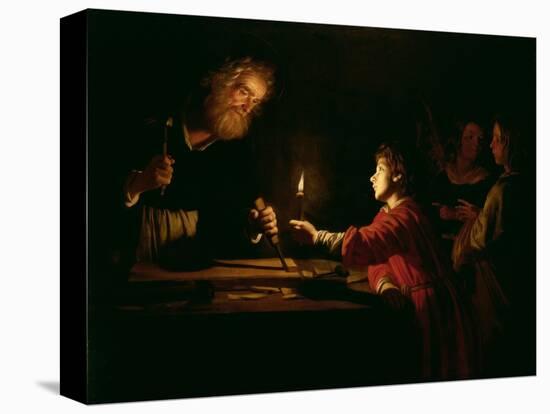 The Childhood of Christ, circa 1620-Gerrit van Honthorst-Premier Image Canvas