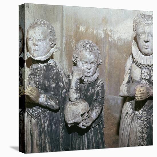 The children of Sir John Scudamore at his tomb, 17th century-Unknown-Premier Image Canvas