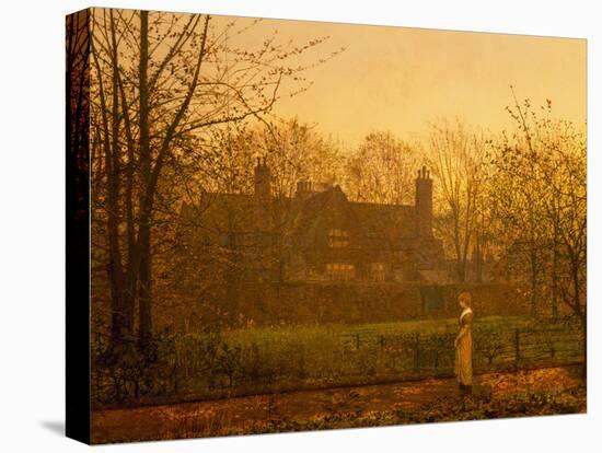 The Chill of Autumn, 1881 oil on board-John Atkinson Grimshaw-Premier Image Canvas