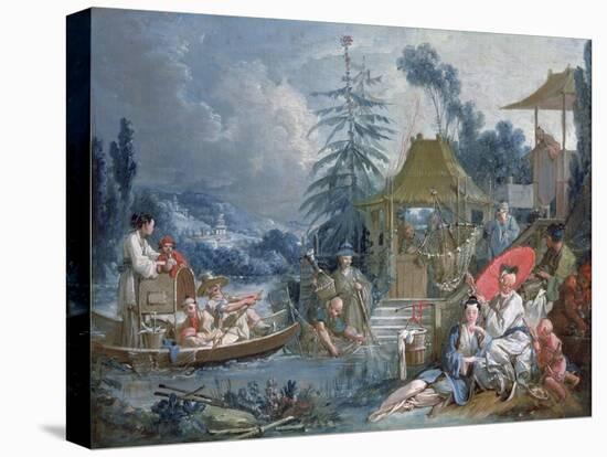 The Chinese Fishermen, circa 1742-Francois Boucher-Premier Image Canvas