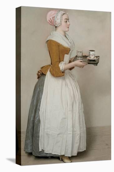 The Chocolate Girl (La Belle Chocolatière De Vienn), C. 1745-Jean-Étienne Liotard-Premier Image Canvas