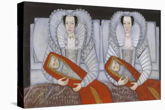The Cholmondeley Ladies-British School 17th century-Premier Image Canvas