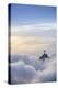 The Christ Statue (Cristo Redentor) on the summit of Corcovado mountain in a sea of clouds-Alex Robinson-Premier Image Canvas