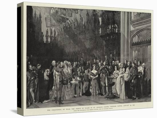 The Christening of H R H the Prince of Wales in St George's Chapel, Windsor Castle, 25 January 1842-Sir George Hayter-Premier Image Canvas