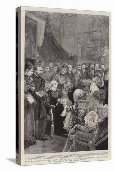 The Christening of the Infant Son of the Duke and Duchess of York in the Drawing-Room of the White-null-Premier Image Canvas