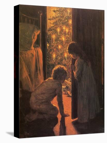 The Christmas Tree, C.1916-Mosler-Premier Image Canvas