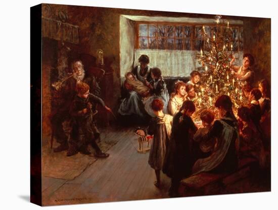 The Christmas Tree-Albert Chevallier Tayler-Premier Image Canvas