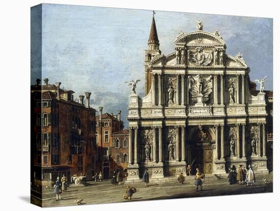 The Church and Campo of Santo Maria Zobenigo, Venice-Canaletto-Premier Image Canvas