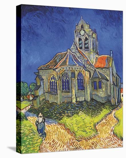 The Church at Auvers-Vincent van Gogh-Stretched Canvas