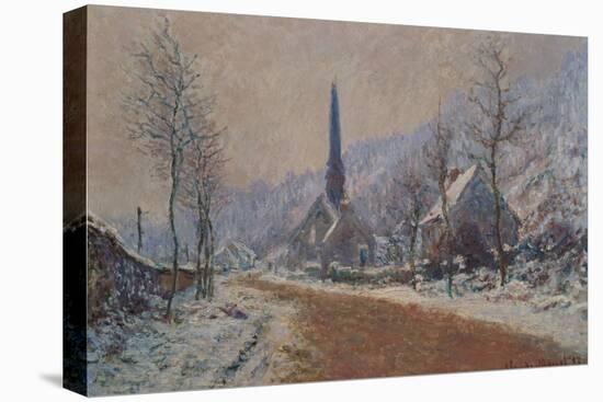 The Church at Jeufosse in Winter-Claude Monet-Premier Image Canvas
