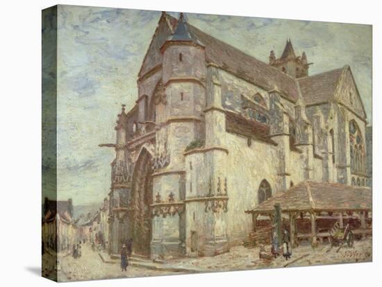 The Church at Moret, Frosty Weather, 1893-Alfred Victor Fournier-Premier Image Canvas