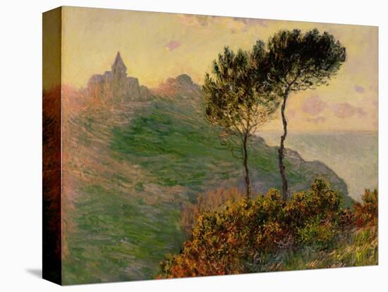 The Church at Varengeville, Against the Sunlight, 1882-Claude Monet-Premier Image Canvas