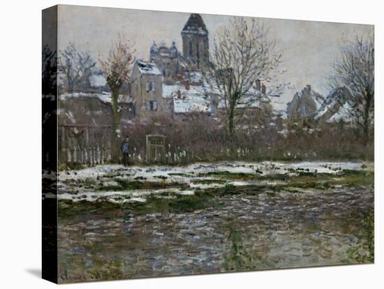 The Church at Vetheuil, Snow, 1878-79-Claude Monet-Premier Image Canvas