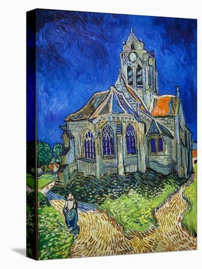 The Church in Auvers-Sur-Oise, View from the Chevet, 1890 (Oil on Canvas)-Vincent van Gogh-Premier Image Canvas