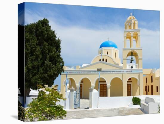 The Church of St. George in Oia, Santorini.-neirfy-Premier Image Canvas