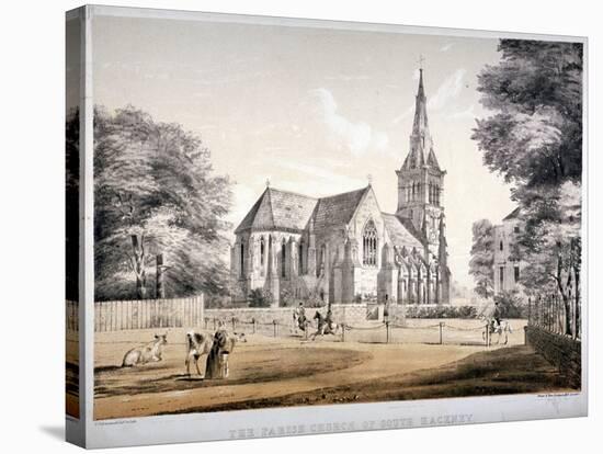 The Church of St John of Jerusalem, Hackney, London, C1850-CJ Greenwood-Premier Image Canvas