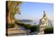 The Church of Virgin Mary Mandrakina and Statue of Frederick North, the Ionian Islands-Neil Farrin-Premier Image Canvas