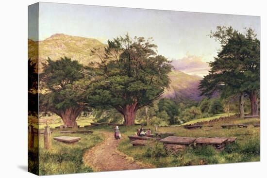 The Churchyard at Betws-Y-Coed, 1863-Benjamin Williams Leader-Premier Image Canvas