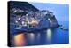 The Cinque Terre Village of Manarola at Dusk-Mark Sunderland-Premier Image Canvas