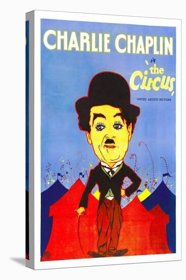 THE CIRCUS, Charlie Chaplin, 1928.-null-Stretched Canvas