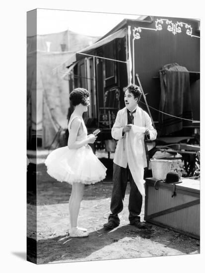 The Circus, Merna Kennedy, Charlie Chaplin, 1928-null-Stretched Canvas