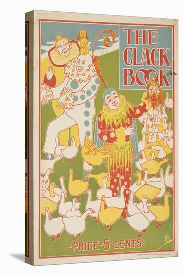 The Clack Book, American Literary Advertising Poster Ca 1890S-null-Premier Image Canvas