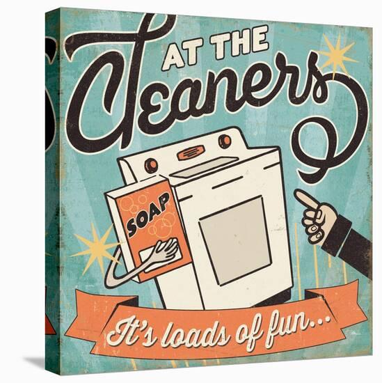 The Cleaners II-Pela Design-Stretched Canvas