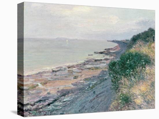 The Cliff at Penarth, Evening, Low Tide, 1897 (Oil on Canvas)-Alfred Sisley-Premier Image Canvas