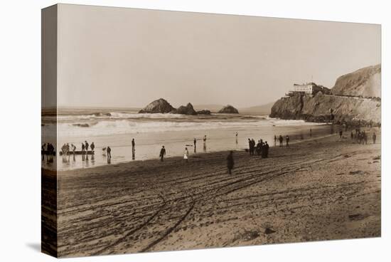 The Cliff House, San Francisco, about 1879-1880-Carleton Watkins-Stretched Canvas