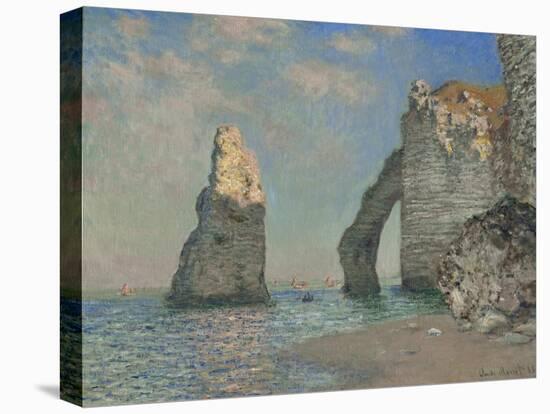 The Cliffs at Etretat, 1885 (Oil on Canvas)-Claude Monet-Premier Image Canvas