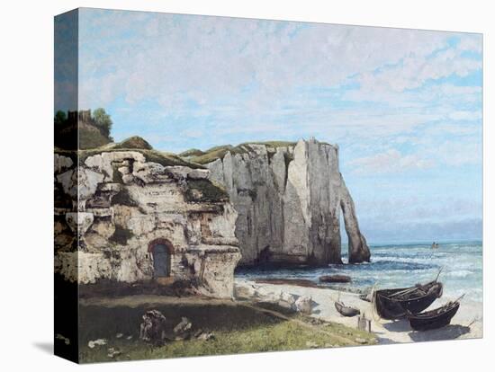 The Cliffs at Etretat after the Storm, 1870-Gustave Courbet-Premier Image Canvas