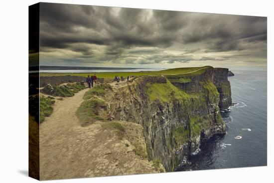 The Cliffs of Moher, near Lahinch, County Clare, Munster, Republic of Ireland, Europe-Nigel Hicks-Premier Image Canvas