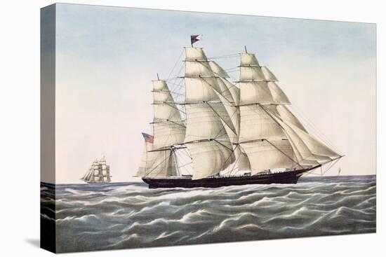 The Clipper Ship "Flying Cloud", Published by Currier and Ives, 1852-null-Premier Image Canvas