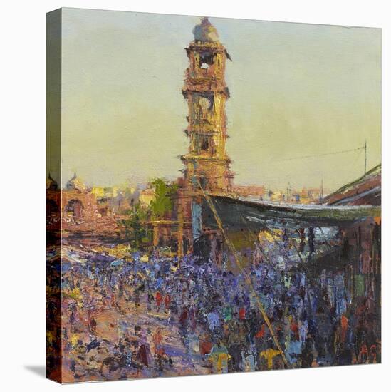 The Clock Tower, Last Light, Jodhpur-Andrew Gifford-Premier Image Canvas