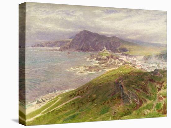 The Coast at Ilfracombe, North Devon-Albert Goodwin-Premier Image Canvas